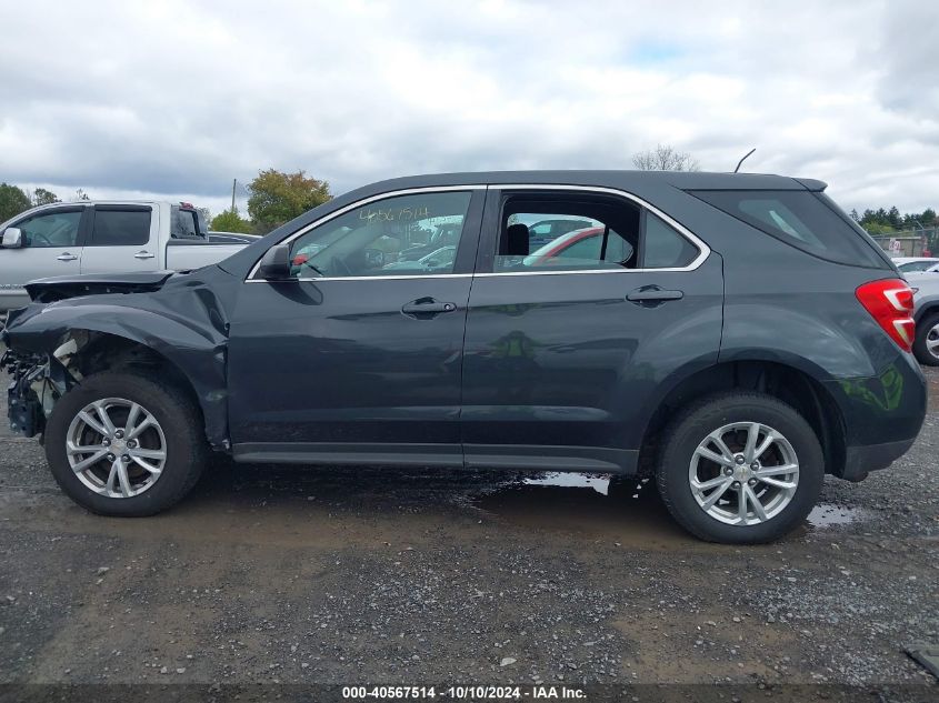 2017 Chevrolet Equinox Ls VIN: 2GNFLEEK0H6127947 Lot: 40567514