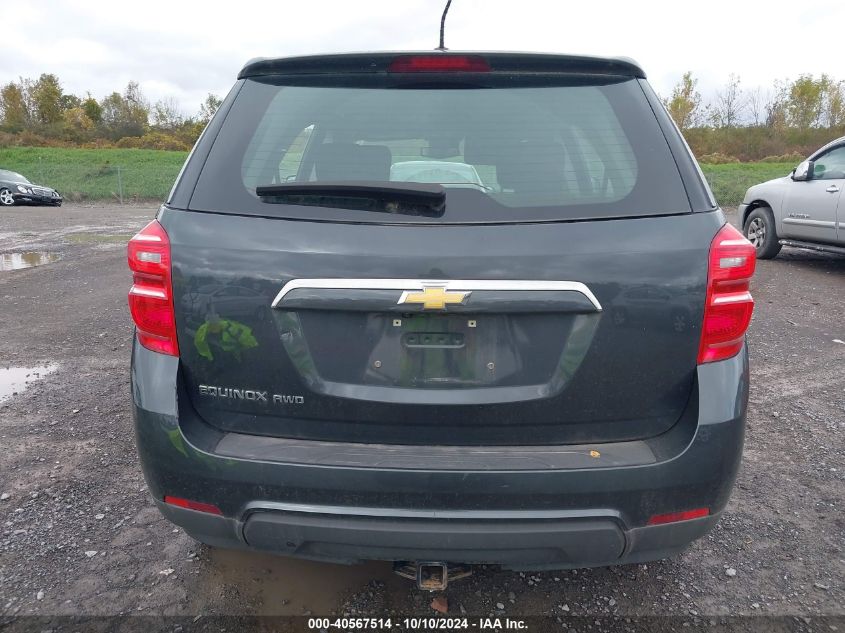 2017 Chevrolet Equinox Ls VIN: 2GNFLEEK0H6127947 Lot: 40567514