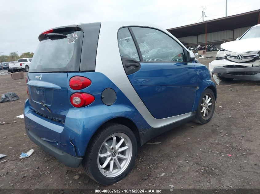 2008 Smart Fortwo Passion/Pure VIN: WMEEJ31X88K163898 Lot: 40567532