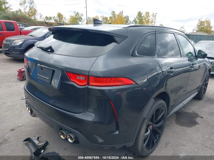 2020 Jaguar F-Pace Svr P550 Awd Automatic VIN: SADCZ2EE1LA656813 Lot: 40567555