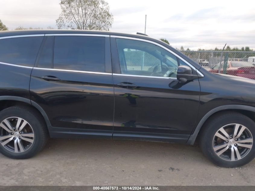 2017 Honda Pilot Ex-L VIN: 5FNYF5H51HB036436 Lot: 40567573