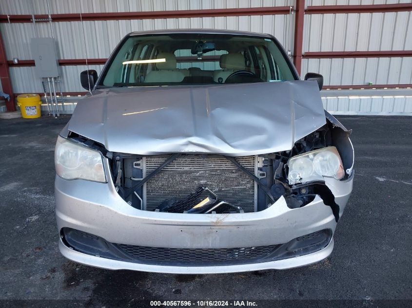 2012 Dodge Grand Caravan Se/Avp VIN: 2C4RDGBG0CR182744 Lot: 40567596