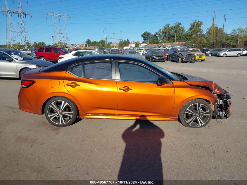 2022 Nissan Sentra Sr Xtronic Cvt VIN: 3N1AB8DV2NY225958 Lot: 40567707