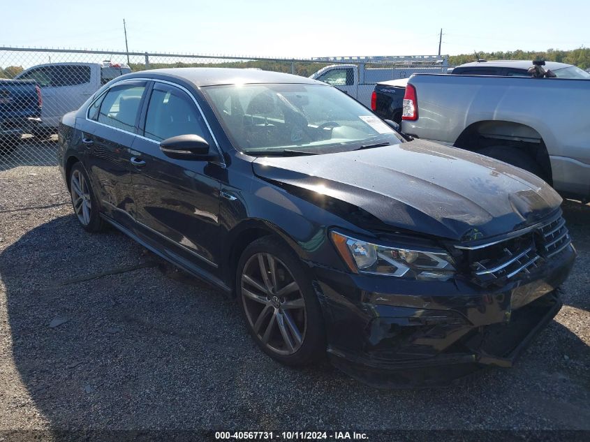 2017 VOLKSWAGEN PASSAT 1.8T R-LINE - 1VWDT7A39HC010477