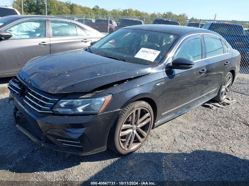 2017 VOLKSWAGEN PASSAT 1.8T R-LINE - 1VWDT7A39HC010477