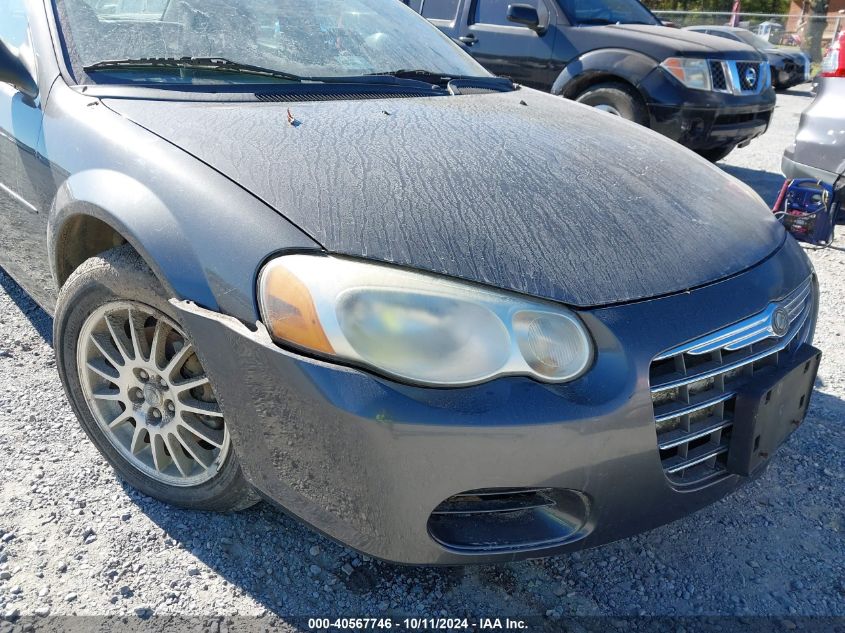 1C3EL56R34N318496 2004 Chrysler Sebring Lxi