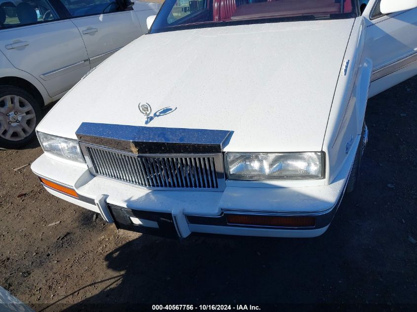 1987 Cadillac Eldorado VIN: 1G6EL1187HU603204 Lot: 40567756