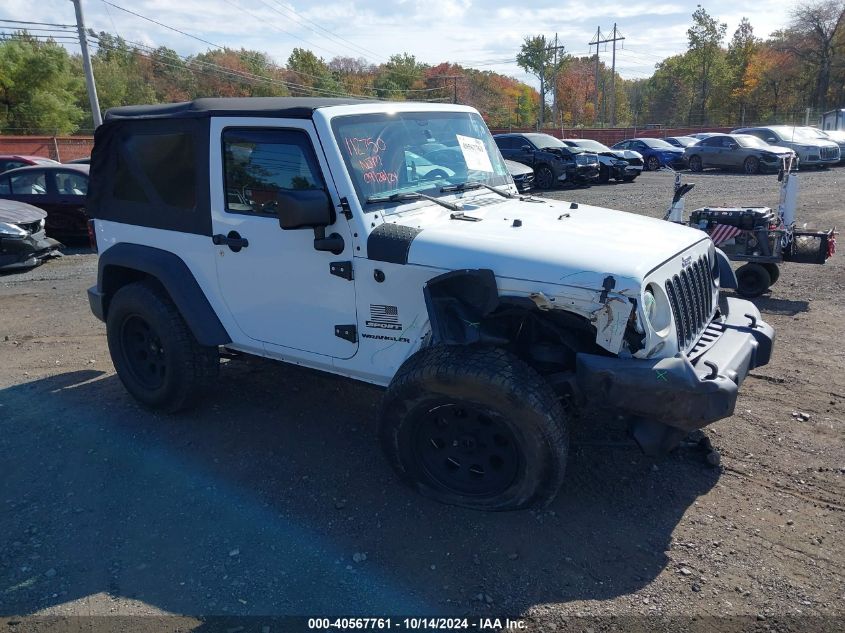 2015 Jeep Wrangler Sport VIN: 1C4AJWAG9FL757499 Lot: 40567761