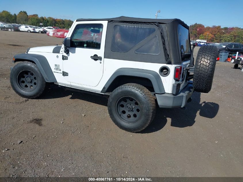 2015 Jeep Wrangler Sport VIN: 1C4AJWAG9FL757499 Lot: 40567761