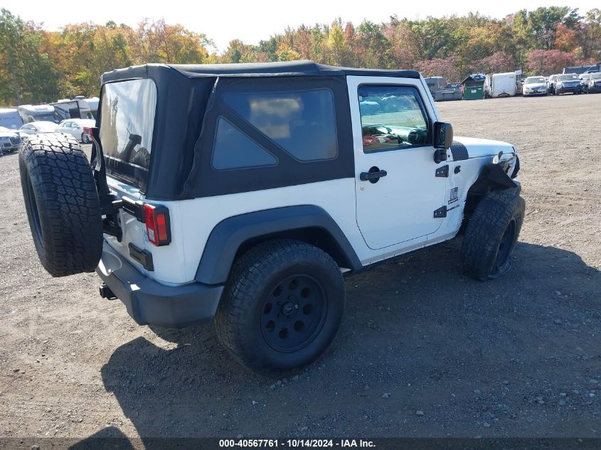 2015 Jeep Wrangler Sport VIN: 1C4AJWAG9FL757499 Lot: 40567761