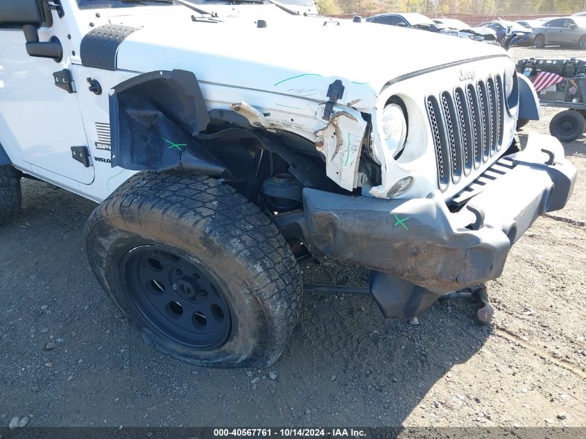 2015 Jeep Wrangler Sport VIN: 1C4AJWAG9FL757499 Lot: 40567761