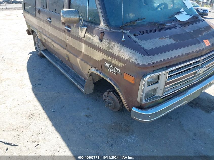 1988 Chevrolet G20 VIN: 1GBEG25K3J7146168 Lot: 40567773