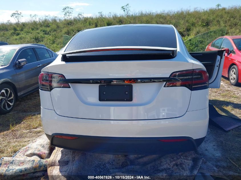 2023 Tesla Model X Dual Motor All-Wheel Drive/Standard Range VIN: 7SAXCAE59PF384181 Lot: 40567826