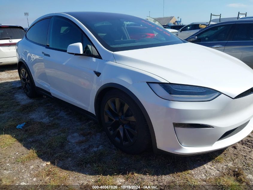 2023 Tesla Model X Dual Motor All-Wheel Drive/Standard Range VIN: 7SAXCAE59PF384181 Lot: 40567826