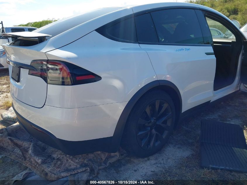 2023 Tesla Model X Dual Motor All-Wheel Drive/Standard Range VIN: 7SAXCAE59PF384181 Lot: 40567826