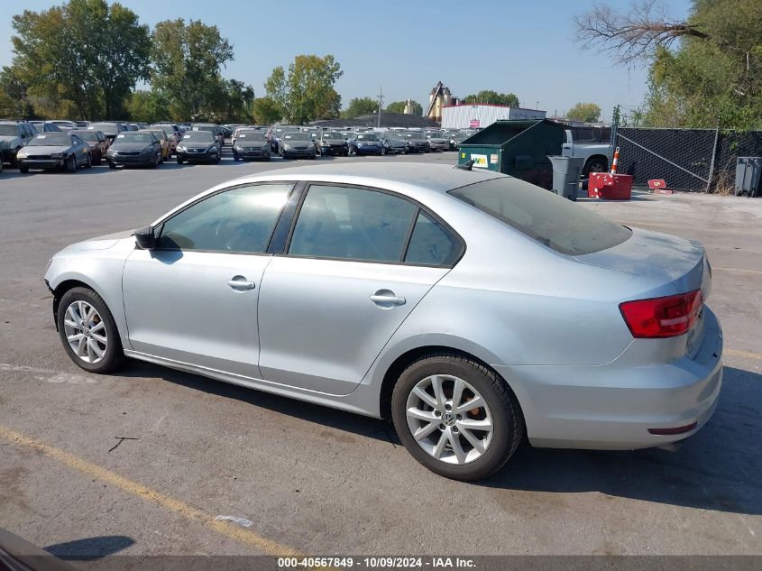 3VWD07AJ0FM233042 2015 Volkswagen Jetta 1.8T Se