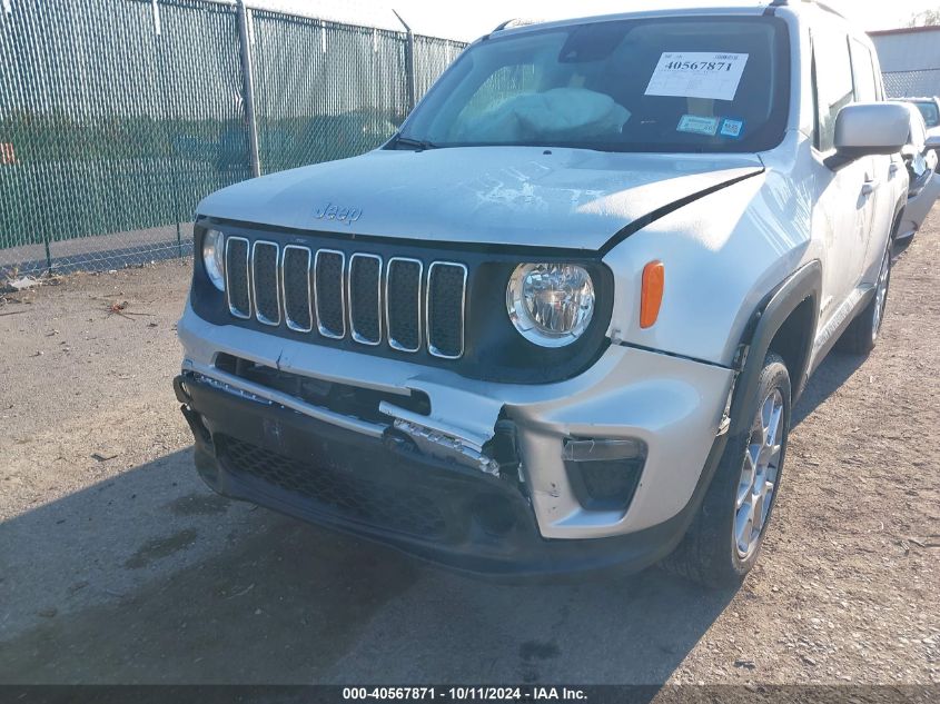 2021 Jeep Renegade Latitude 4X4 VIN: ZACNJDBB3MPM37528 Lot: 40567871