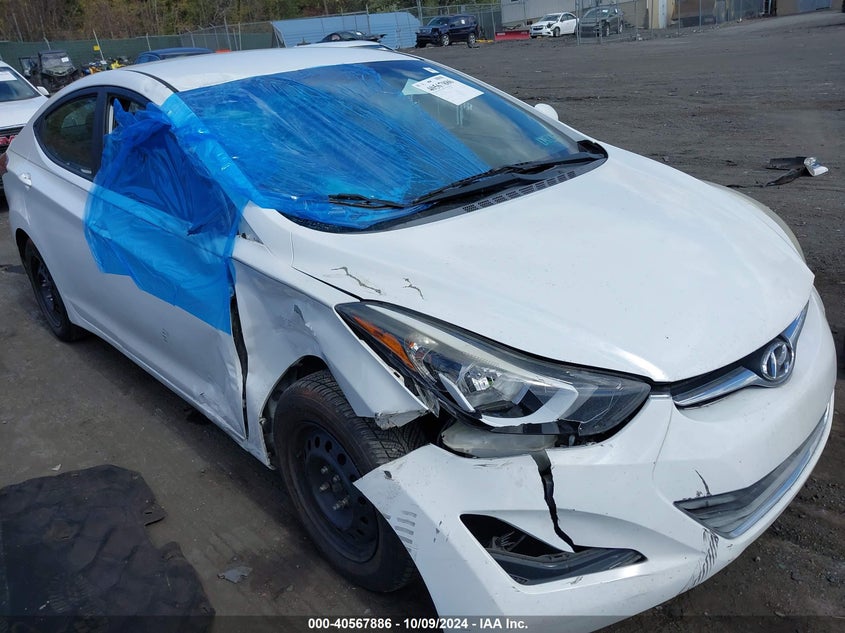 5NPDH4AEXGH756458 2016 Hyundai Elantra Se