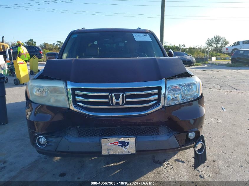 2013 Honda Pilot Touring VIN: 5FNYF3H9XDB018065 Lot: 40567903