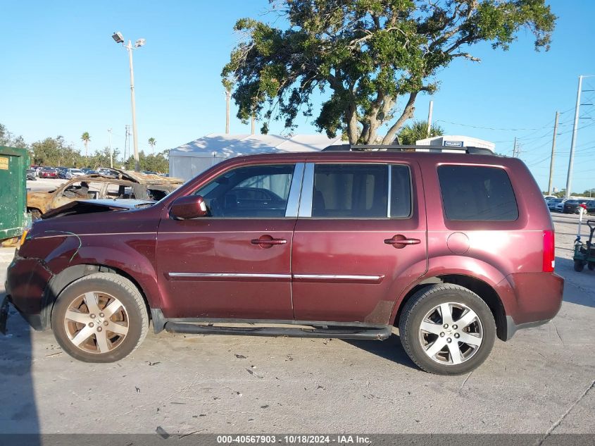 2013 Honda Pilot Touring VIN: 5FNYF3H9XDB018065 Lot: 40567903