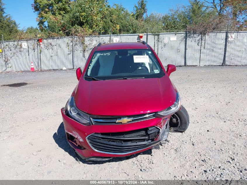 2019 Chevrolet Trax Lt VIN: 3GNCJPSB9KL349608 Lot: 40567913