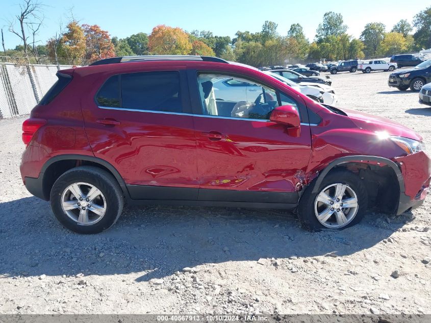 2019 Chevrolet Trax Lt VIN: 3GNCJPSB9KL349608 Lot: 40567913