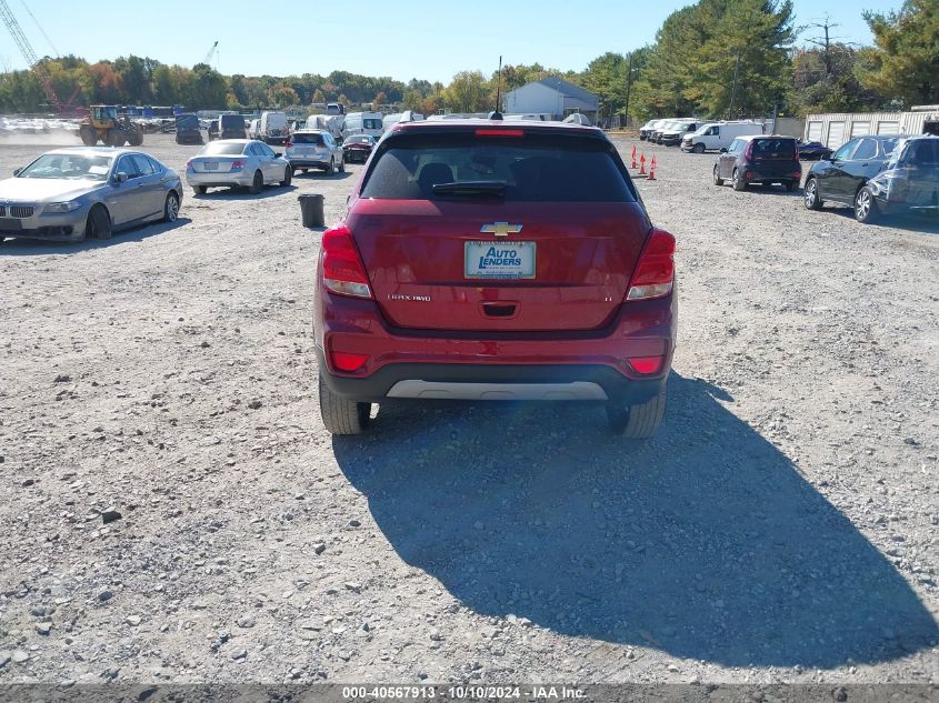 2019 Chevrolet Trax Lt VIN: 3GNCJPSB9KL349608 Lot: 40567913