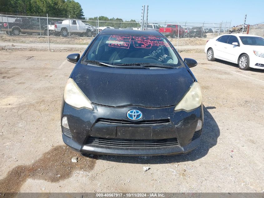 2012 Toyota Prius C Two VIN: JTDKDTB33C1513280 Lot: 40567917