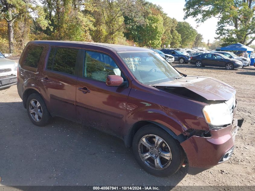 2013 Honda Pilot Ex-L VIN: 5FNYF4H5XDB010972 Lot: 40567941