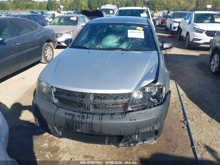 2013 Dodge Avenger Se VIN: 1C3CDZABXDN630885 Lot: 40567943