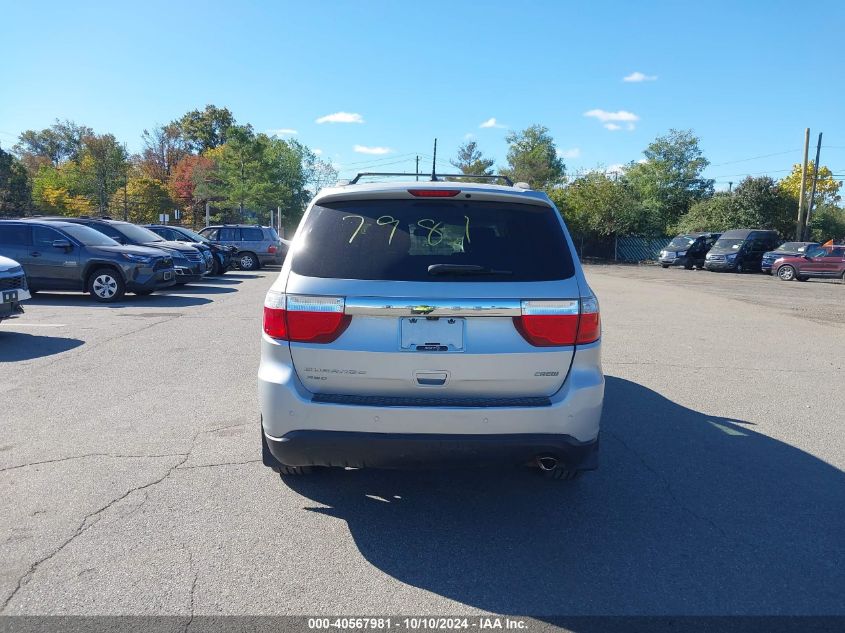 2012 Dodge Durango Crew VIN: 1C4RDJDG1CC126900 Lot: 40567981