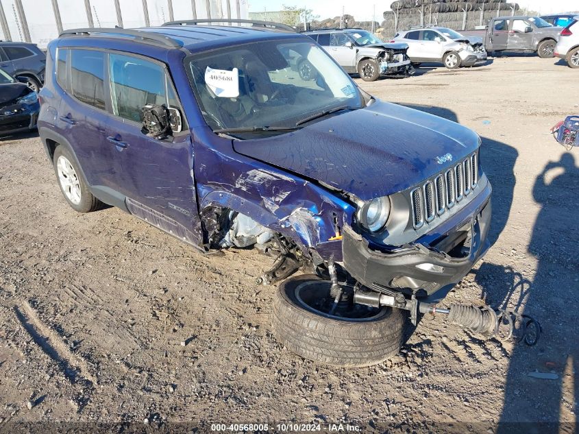 2017 Jeep Renegade Latitude Fwd VIN: ZACCJABB0HPE40739 Lot: 40568005