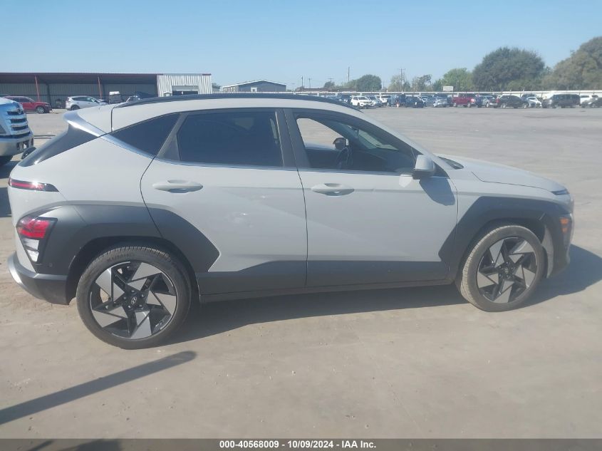 2024 Hyundai Kona Limited VIN: KM8HE3A39RU075036 Lot: 40568009