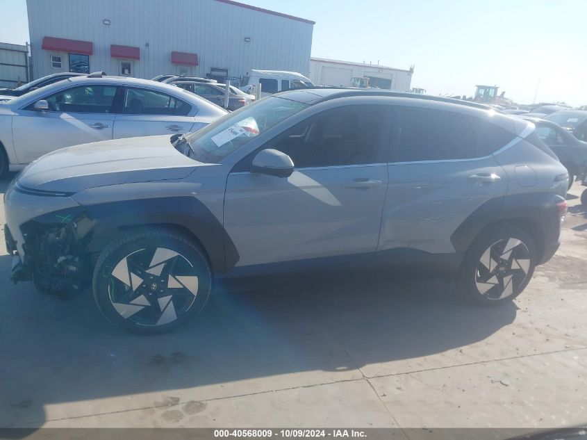 2024 Hyundai Kona Limited VIN: KM8HE3A39RU075036 Lot: 40568009