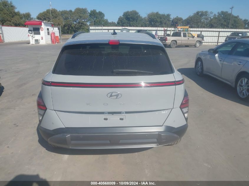 2024 Hyundai Kona Limited VIN: KM8HE3A39RU075036 Lot: 40568009