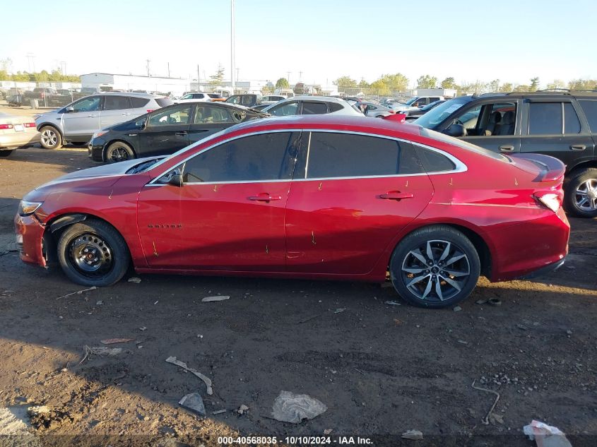 2021 Chevrolet Malibu Fwd Rs VIN: 1G1ZG5ST7MF058707 Lot: 40568035