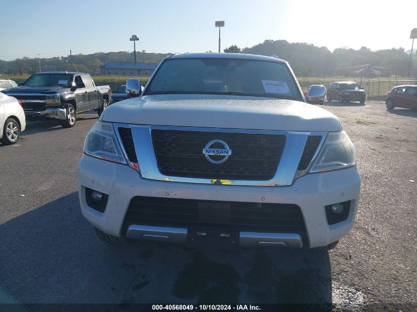 2018 Nissan Armada Platinum VIN: JN8AY2NEXJ9730934 Lot: 40568049