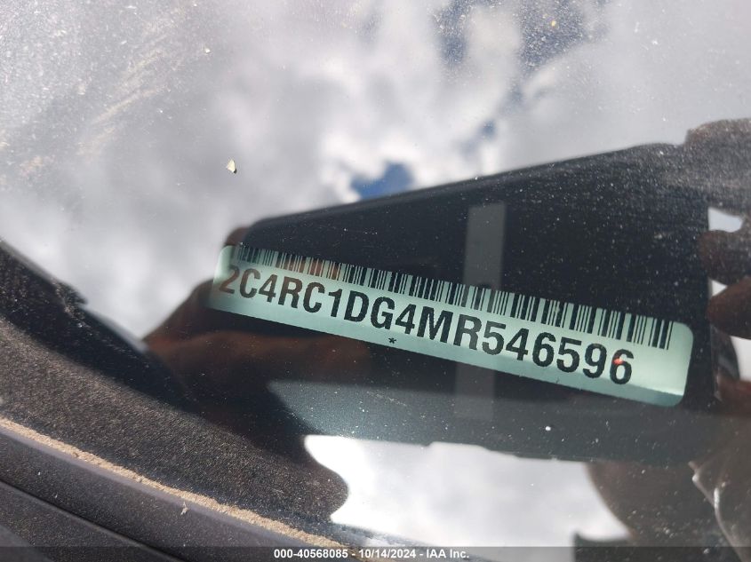 2021 Chrysler Voyager Lxi VIN: 2C4RC1DG4MR546596 Lot: 40568085