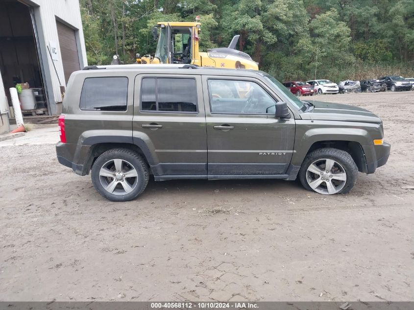 1C4NJRFB1GD557437 2016 Jeep Patriot High Altitude Edition