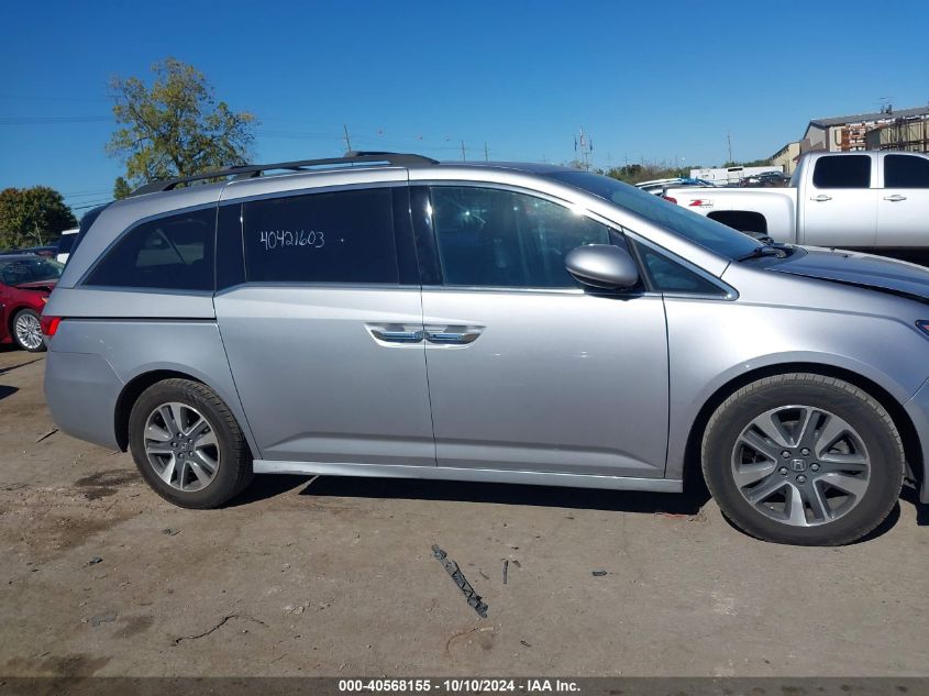 2016 Honda Odyssey Touring/Touring Elite VIN: 5FNRL5H95GB085184 Lot: 40568155