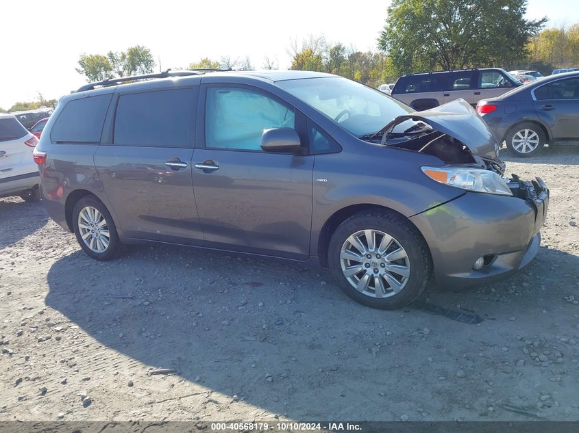 VIN 5TDDZ3DC2HS152285 2017 TOYOTA SIENNA XLE/LIMITED