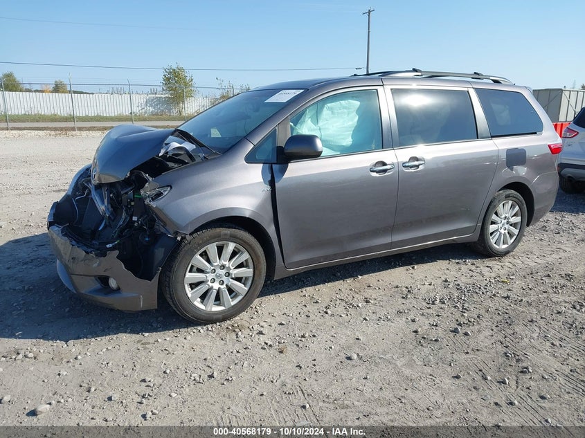 VIN 5TDDZ3DC2HS152285 2017 TOYOTA SIENNA XLE/LIMITED