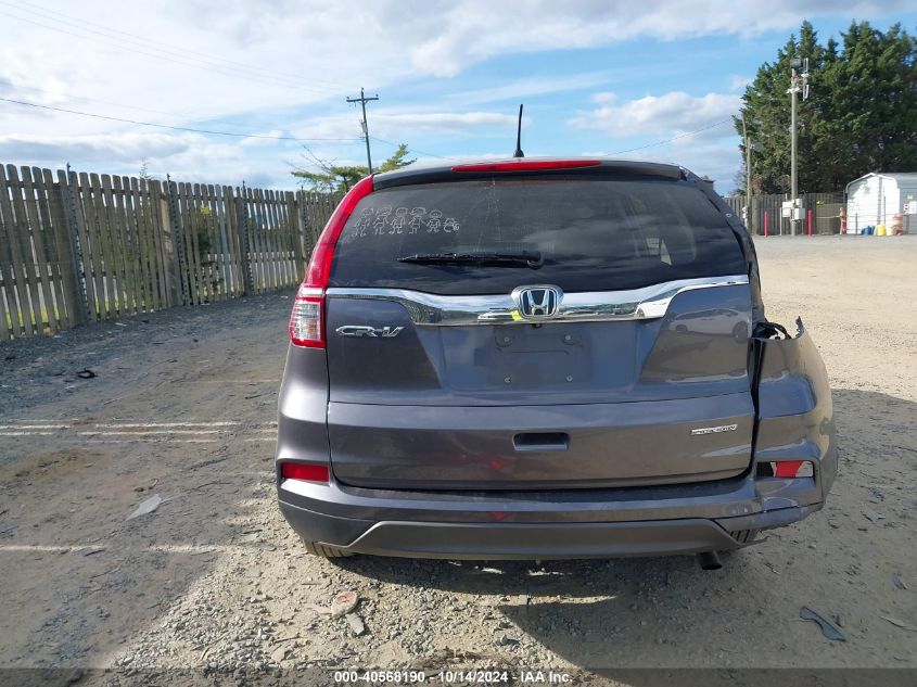 2016 Honda Cr-V Se VIN: 2HKRM3H41GH558666 Lot: 40568190