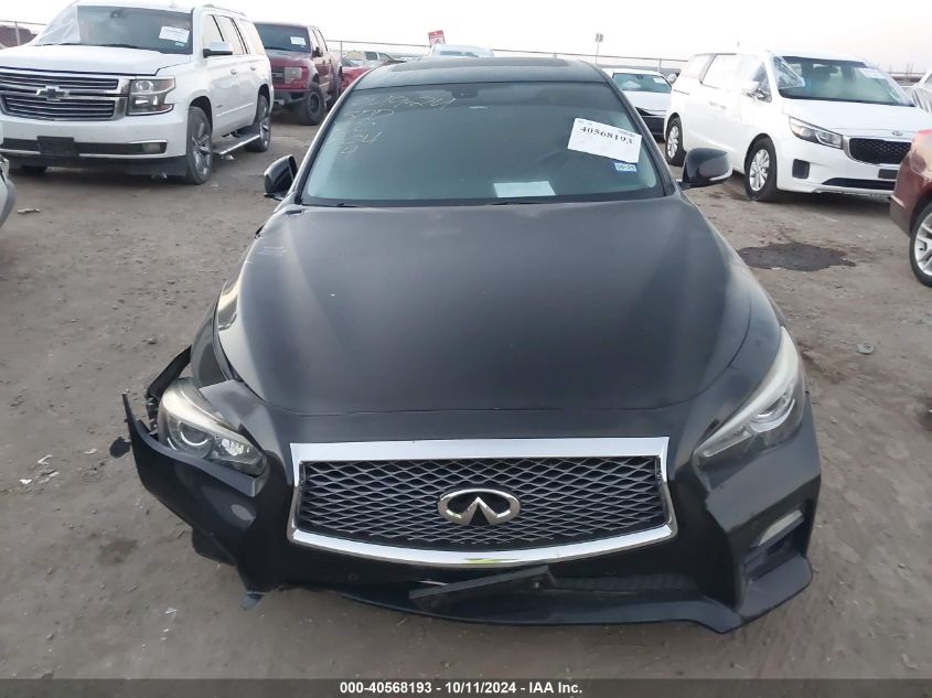 2014 Infiniti Q50 Premium/Sport VIN: JN1BV7AR7EM704263 Lot: 40568193