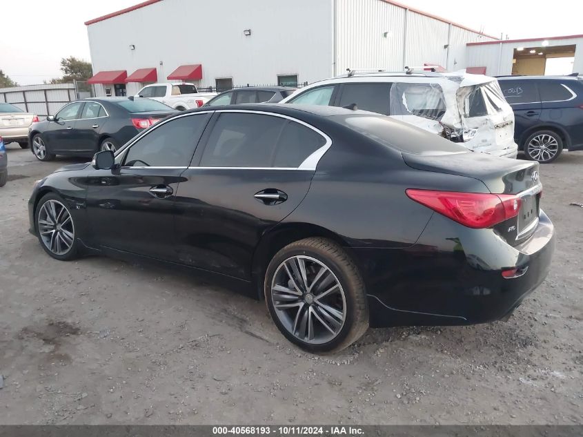 2014 Infiniti Q50 Premium/Sport VIN: JN1BV7AR7EM704263 Lot: 40568193