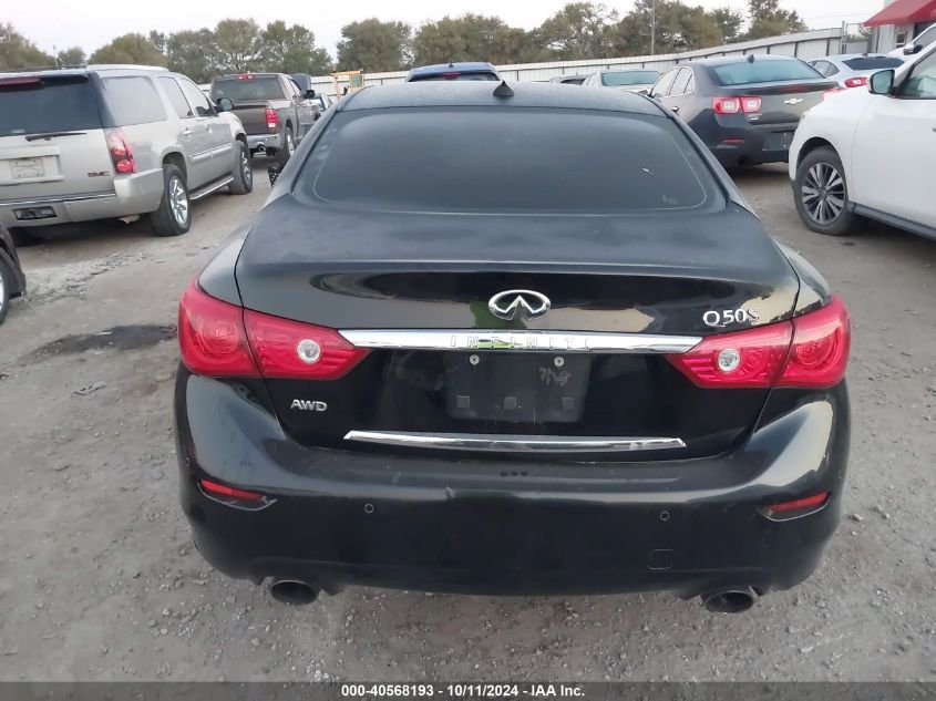 2014 Infiniti Q50 Premium/Sport VIN: JN1BV7AR7EM704263 Lot: 40568193