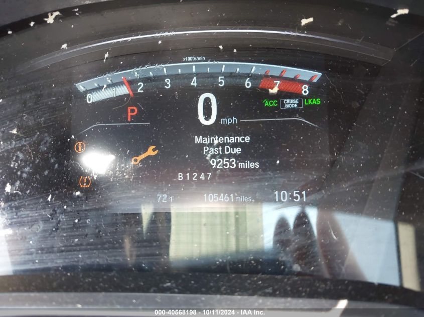 2017 Honda Cr-V Ex-L/Ex-L Navi VIN: 5J6RW2H89HL051948 Lot: 40568198