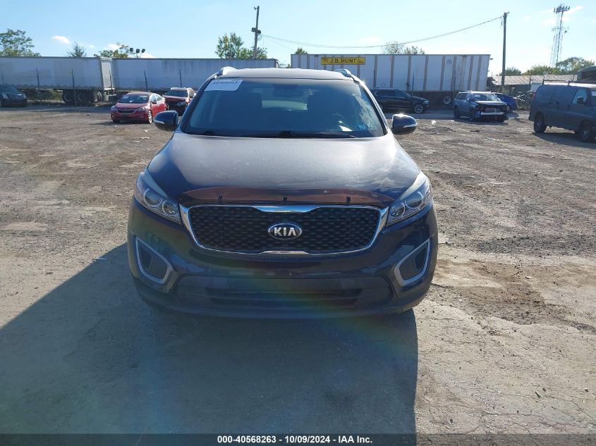 5XYPG4A30GG181826 2016 Kia Sorento 2.4L Lx