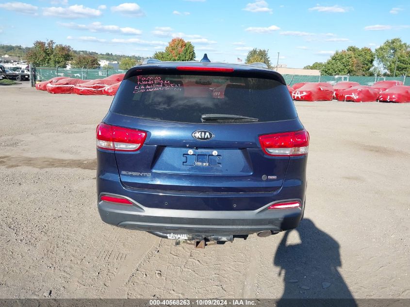 5XYPG4A30GG181826 2016 Kia Sorento 2.4L Lx