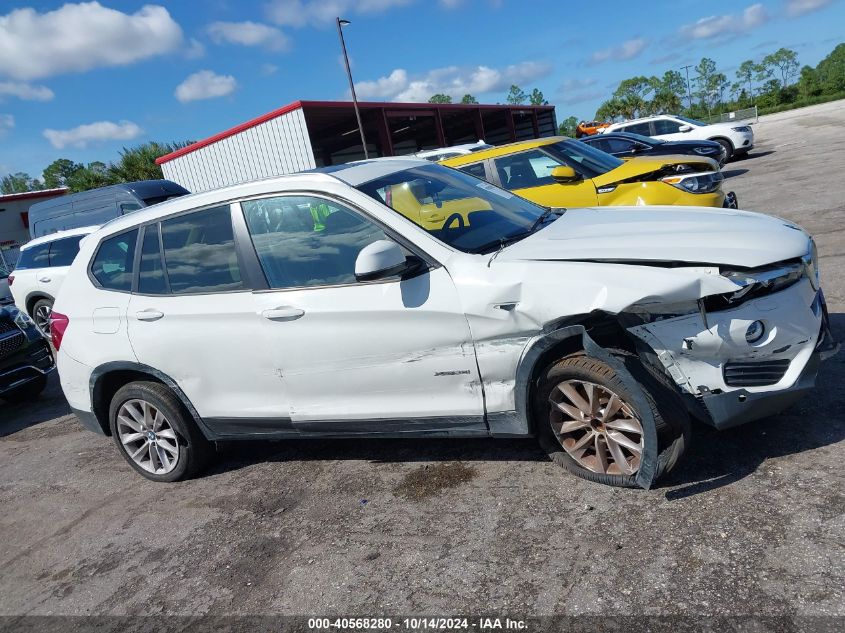 2017 BMW X3 xDrive28I VIN: 5UXWX9C56H0T13372 Lot: 40568280